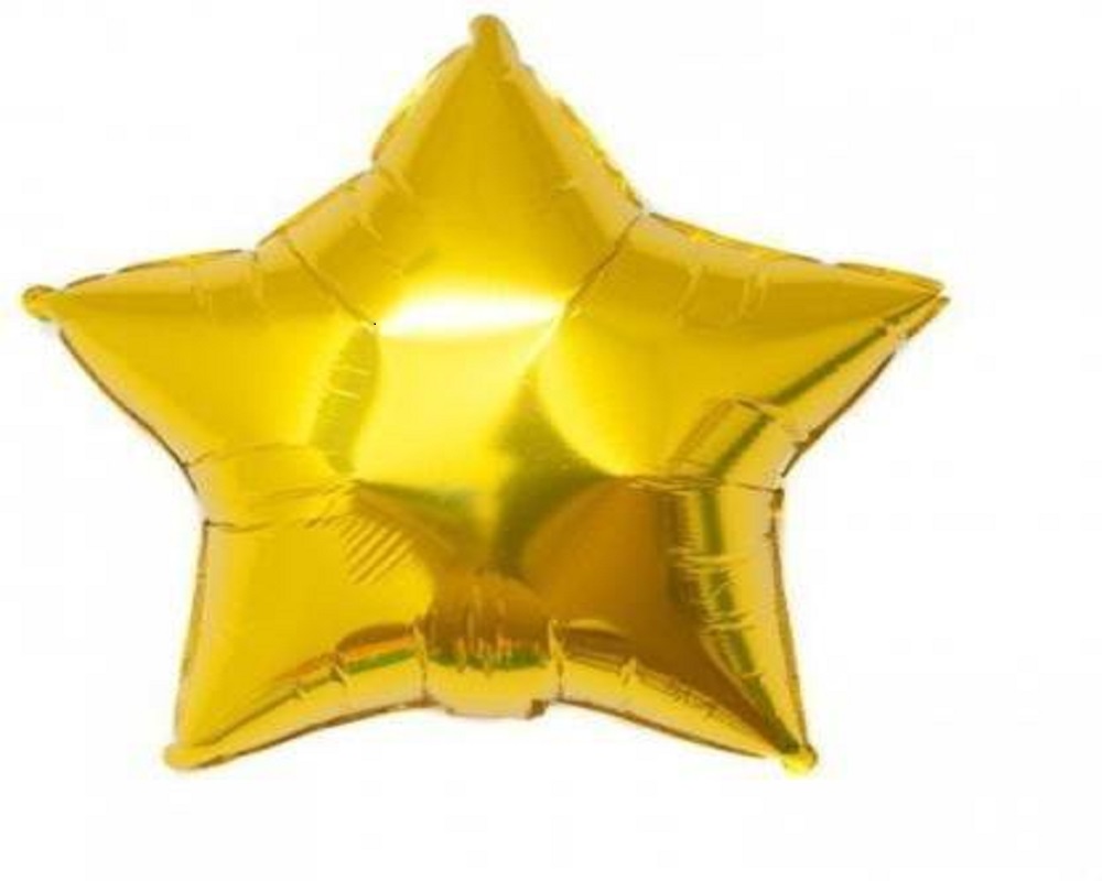 16' Golden Star Foil Balloon